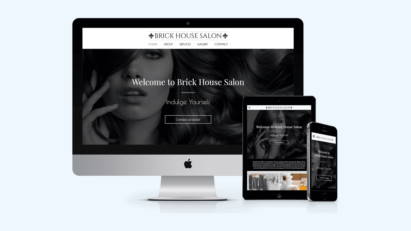 Beauty & Salons website design example