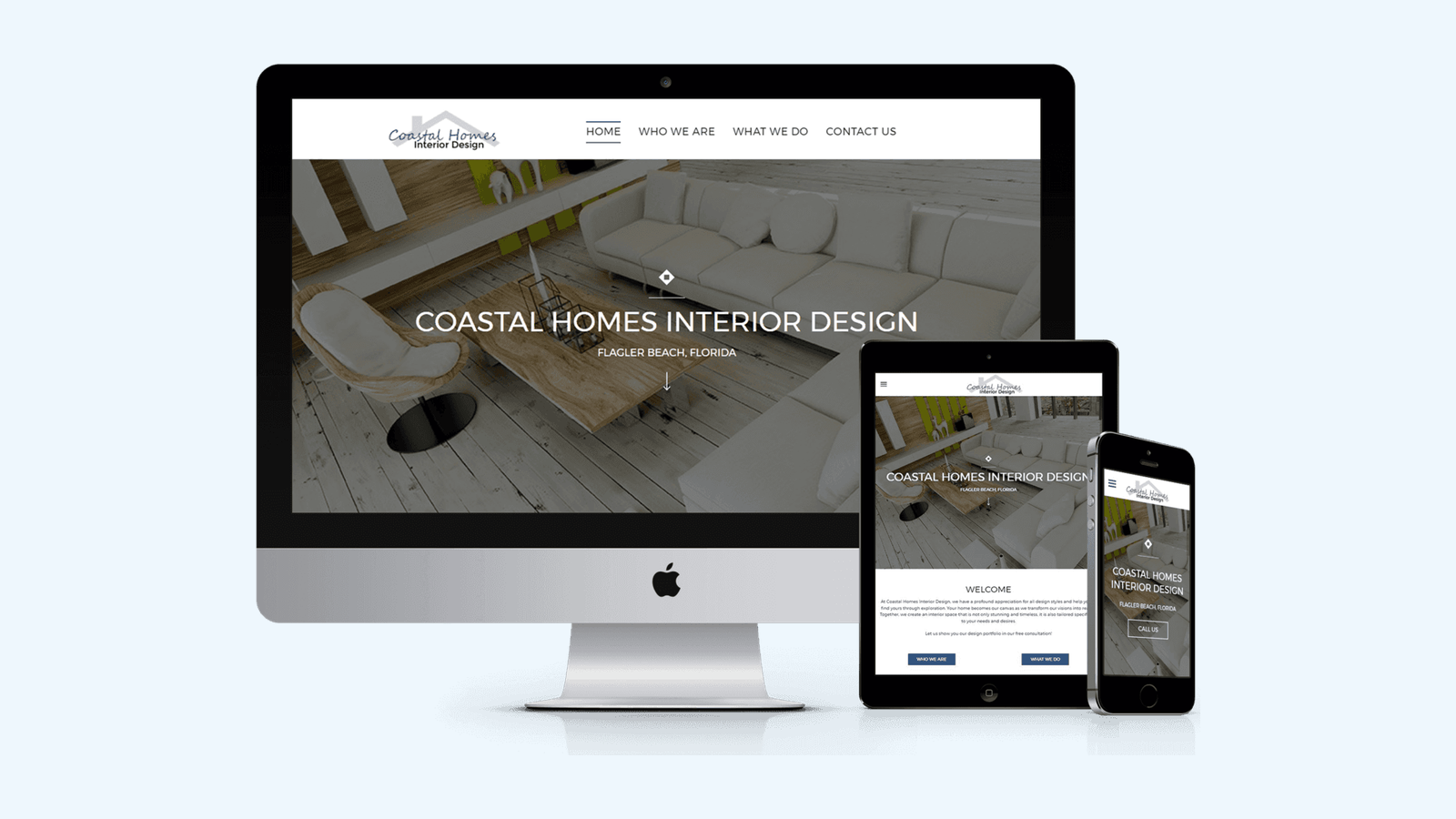 Interior Designers website design example