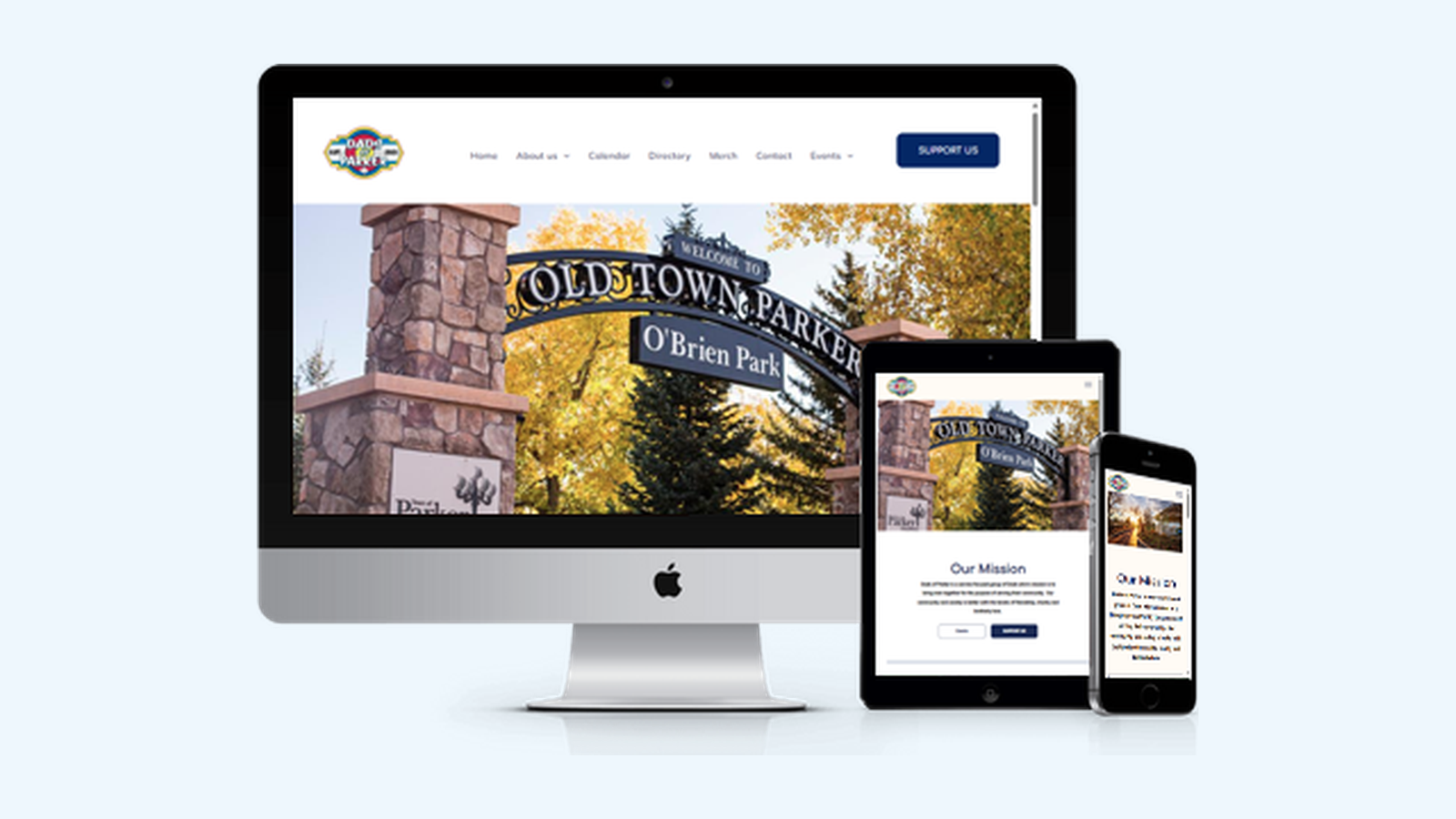 Nonprofits website design example