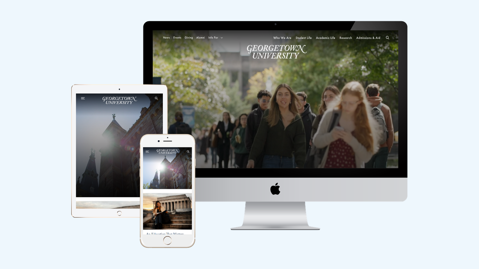 Schools & Education website design example