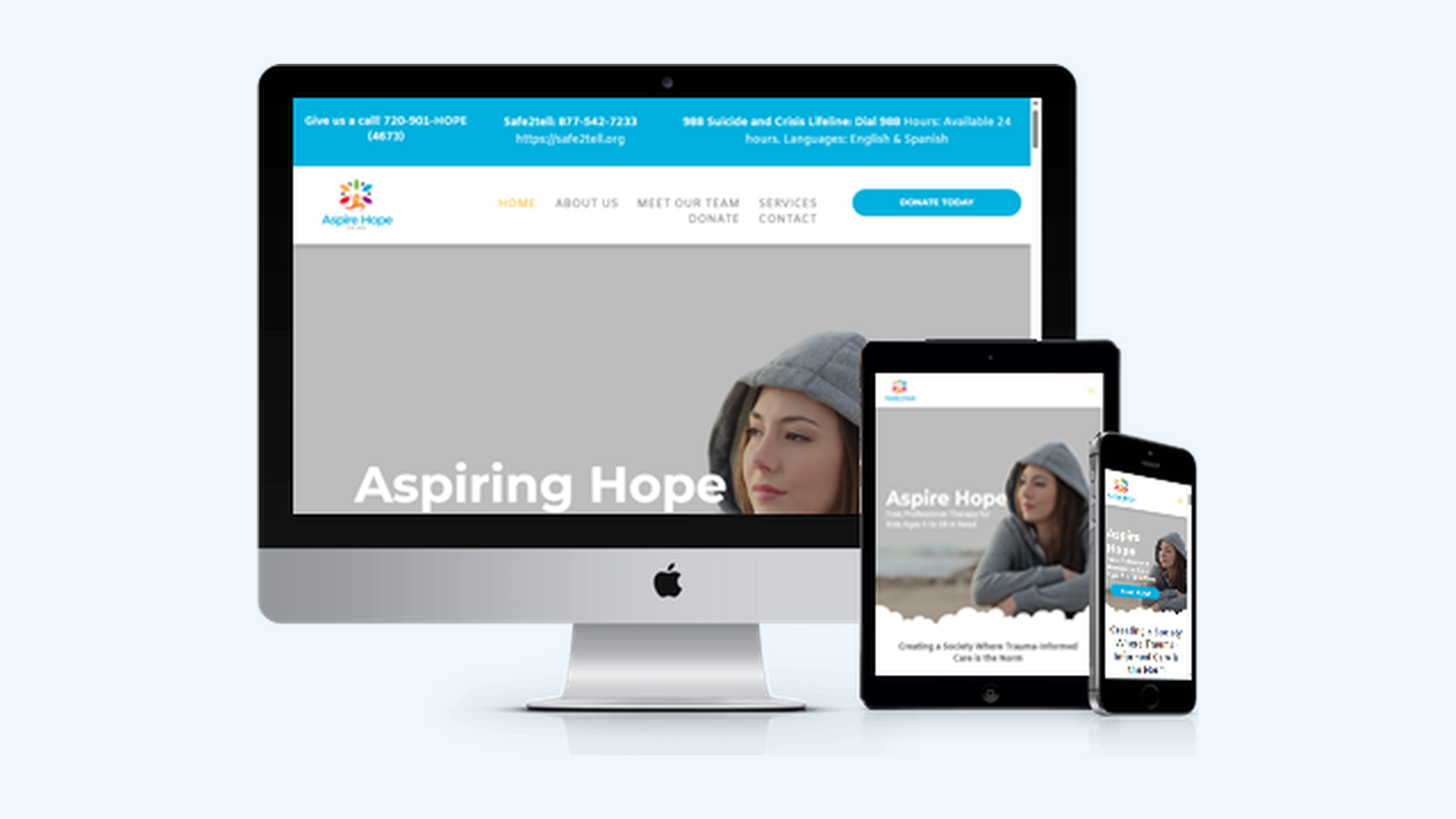 Specialty Practices website design example